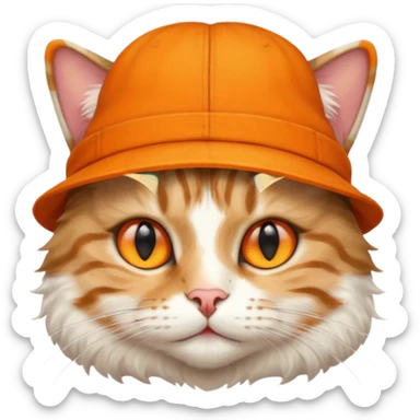 кіт в шапці sticker