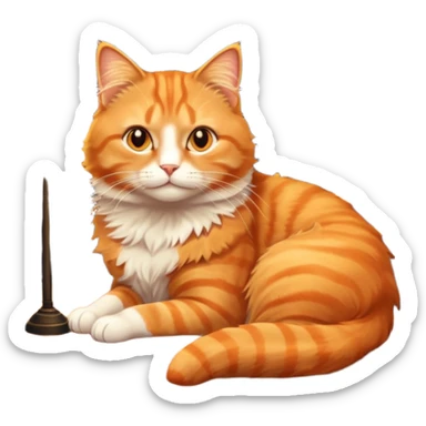 Window with cat on sill + lamp glow, Apartment Windows. sticker