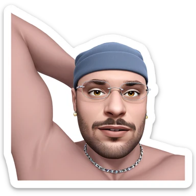 boys showcasing stylish jewelry sticker