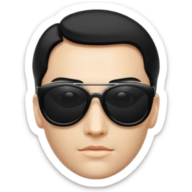 Matrix sunglasses sticker