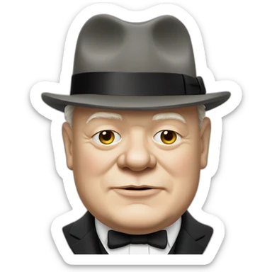 Winston churchill sticker