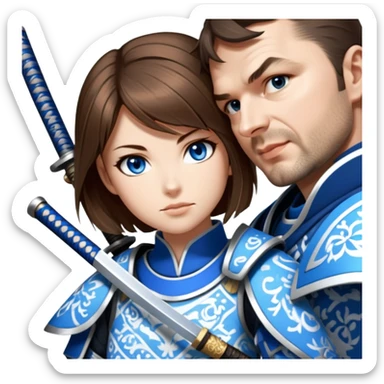 Samurai of Honor sticker