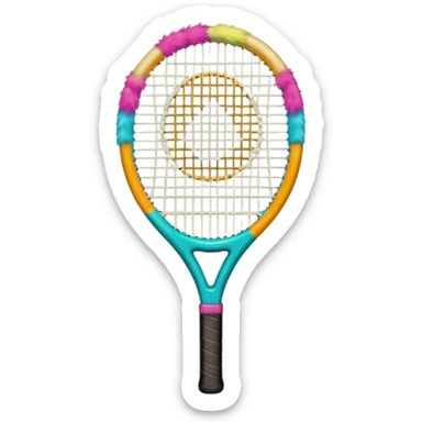 Tennis-Racket Animals sticker