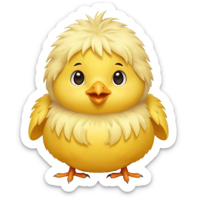 cute chick sticker