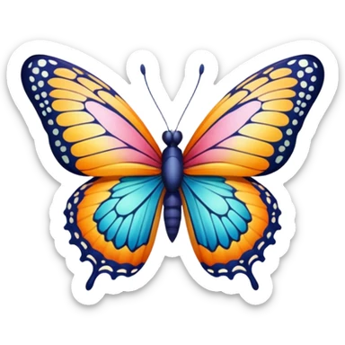 butterfly sticker