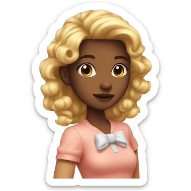 Cute Girl coquette  sticker