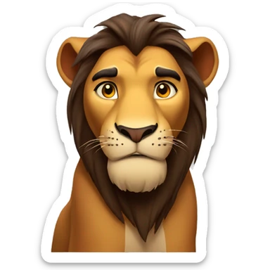 Scar (the lion king)  sticker