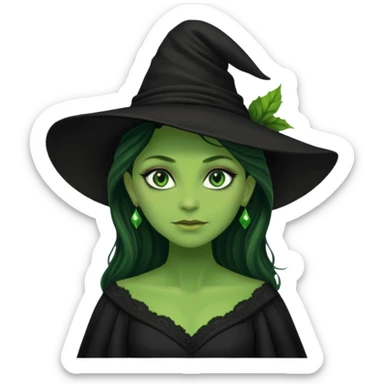 Elphaba sticker