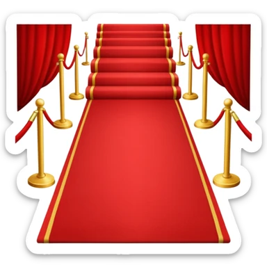 red carpet sticker