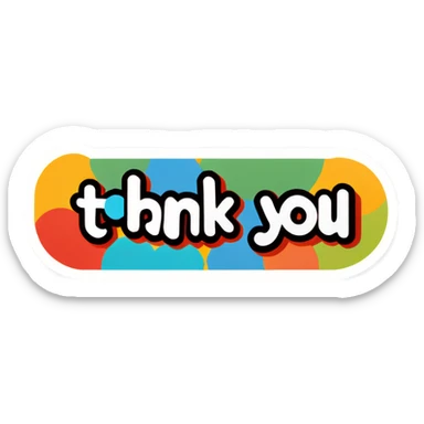 Thank you  sticker