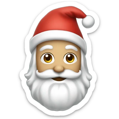 Santa claus gift  sticker