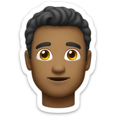 Emoji sin sentimientos y frío  sticker