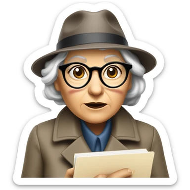 grandma investigator sticker