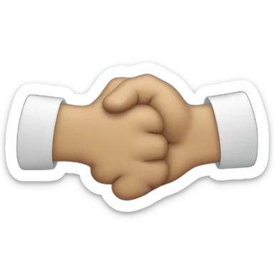 fist bump sticker