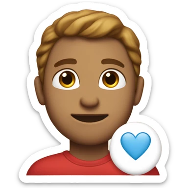 a red heart saying “i love parker holmes” sticker