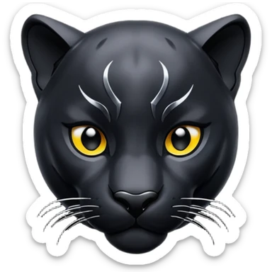 el logo de la marca de ropa puma  sticker