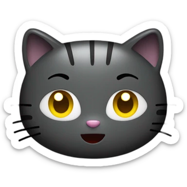 Hello kity dark sticker