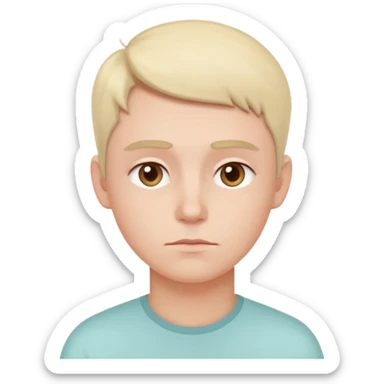 minimal flat emoji with mild tension,
slightly raised eyebrows,
thoughtful expression,
balanced emotion,
soft pastel tones,
modern health tracking app style,
transparent background,
vector illustration
 sticker