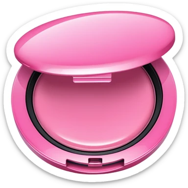cosmetic in pink colour sticker
