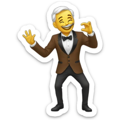 Monsieur qui dab sticker