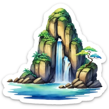 ombre chinoise bali sticker