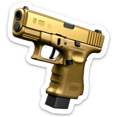 Glock 17 gold sticker