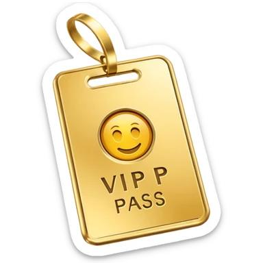 VIP Pass sticker