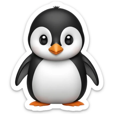 cute penguin sticker