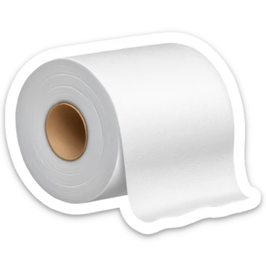 Q se bea q es de papel higiénico  sticker