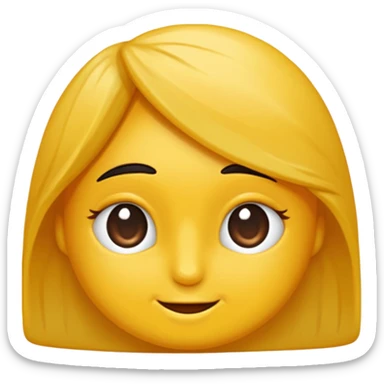 Bir baş örtülü büyükanne sticker