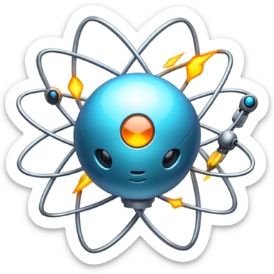 v1ko in atomic energy  sticker