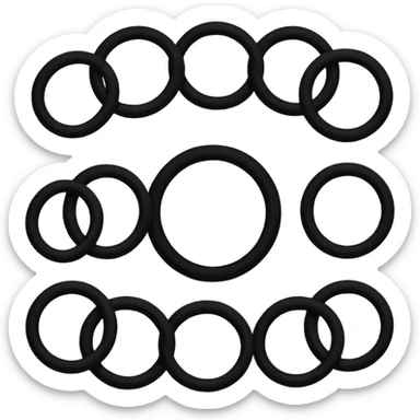 hair tie for tying hair sticker