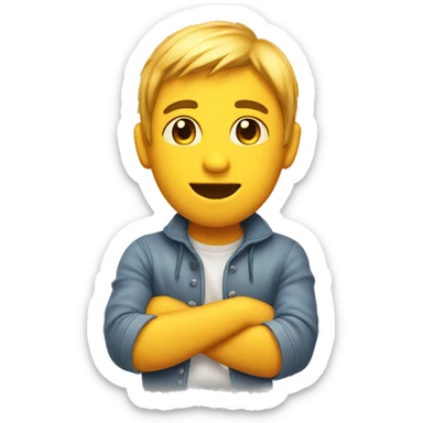 Cute emoji heat sticker