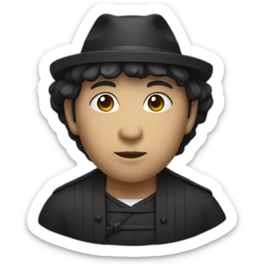 Un chinois noir sticker