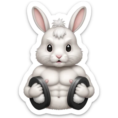 6 pack rabbit sticker
