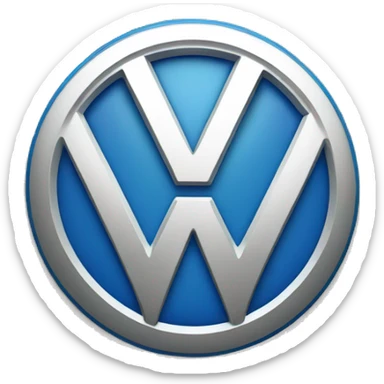 Vw logo  sticker