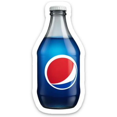 pepsi glass bottle sticker