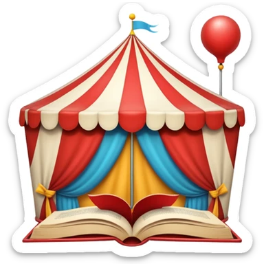 circus book sticker