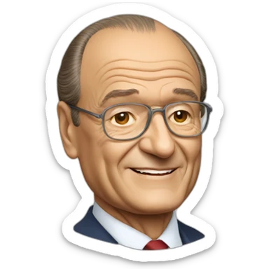 Jacques Chirac sticker