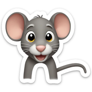 Jerry the mouse sticker