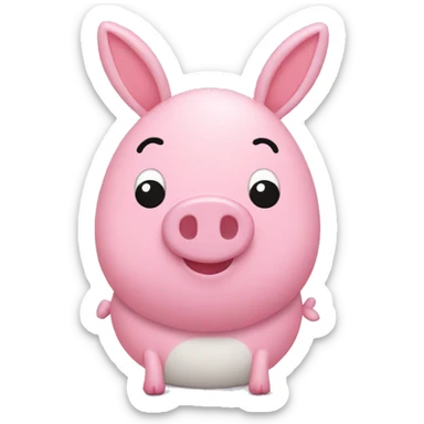 easter peppa pig sticker