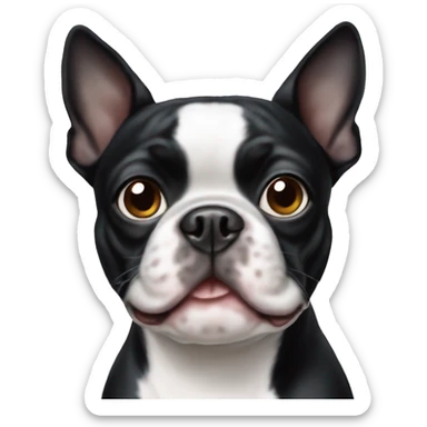 Boston terrier sticker