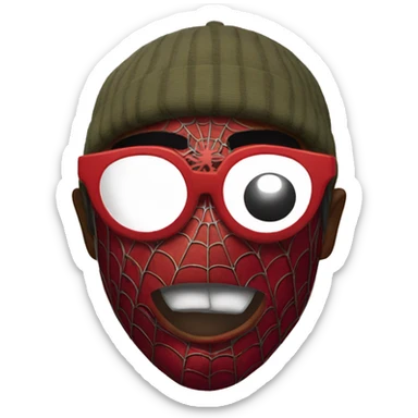 Spider-Man thug sticker