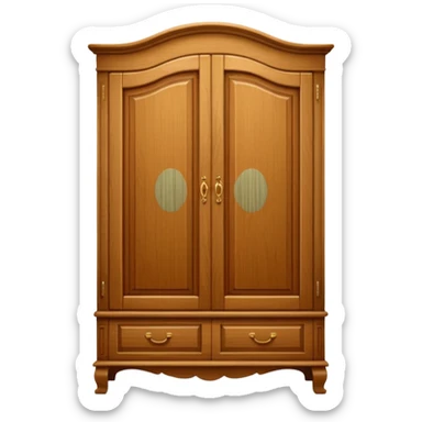 wooden wardrobe sticker