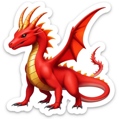 Latias-Salandit-Koraidon-Fakémon-hybrid-creature (full body)  sticker