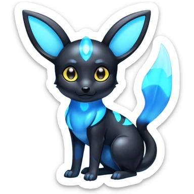 Blue Shiny Umbreon sticker