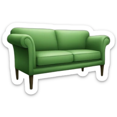 sofa green sticker