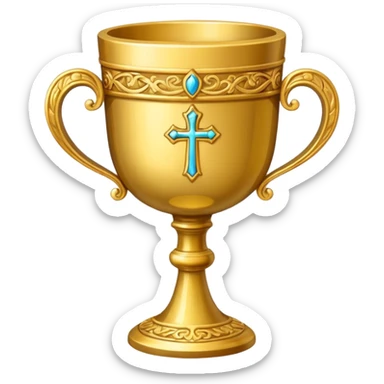 Holy chalice sticker