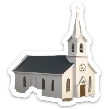 the church at rocky peak sticker