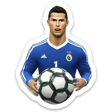 cristiano ronaldo goal sticker